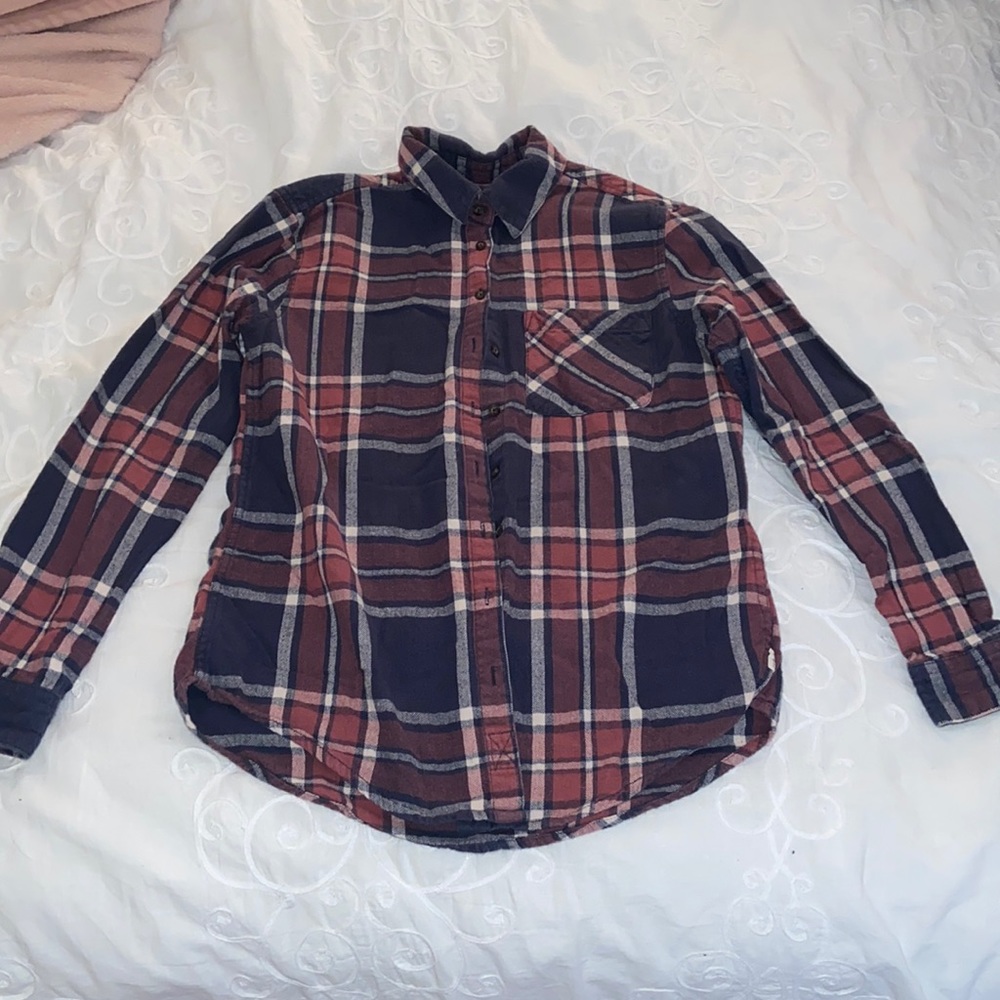 Garage flannel boyfriend fit